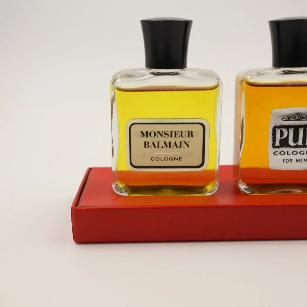 Vintage Men's Fragrance Collection 3 1oz Bottles Monsieur Balmain-PUB-That Man